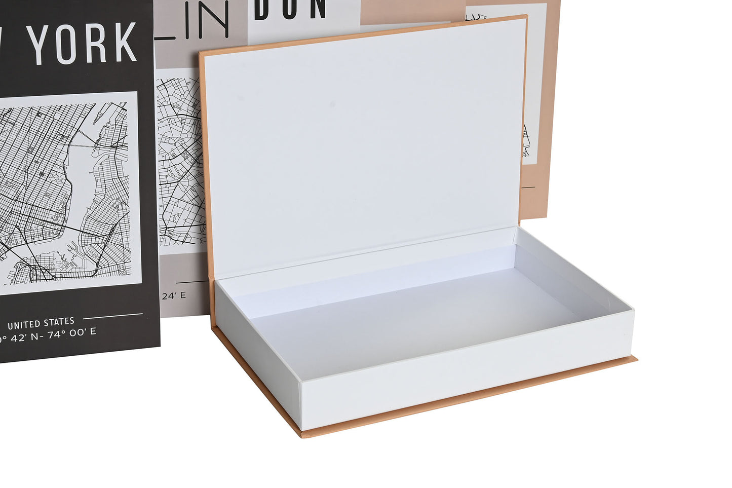 Caja libros ciudades