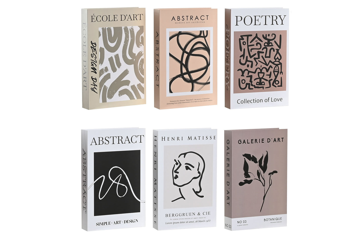 Caja libros arte
