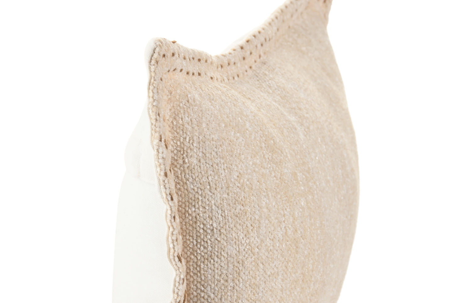 Cojín algodón crema 50x30