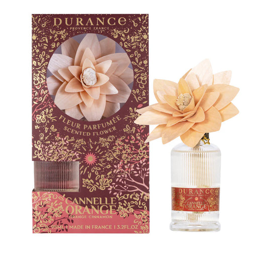 Mikado flor de madera Naranja y Canela