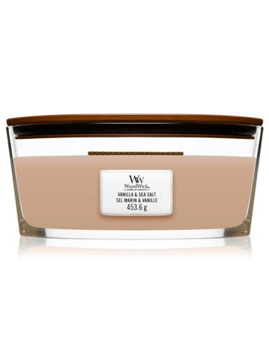 Velas chimenea Woodwick Vainilla & Sea Salt
