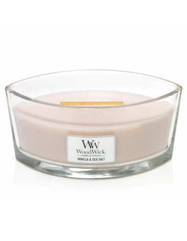 Velas chimenea Woodwick Vainilla & Sea Salt