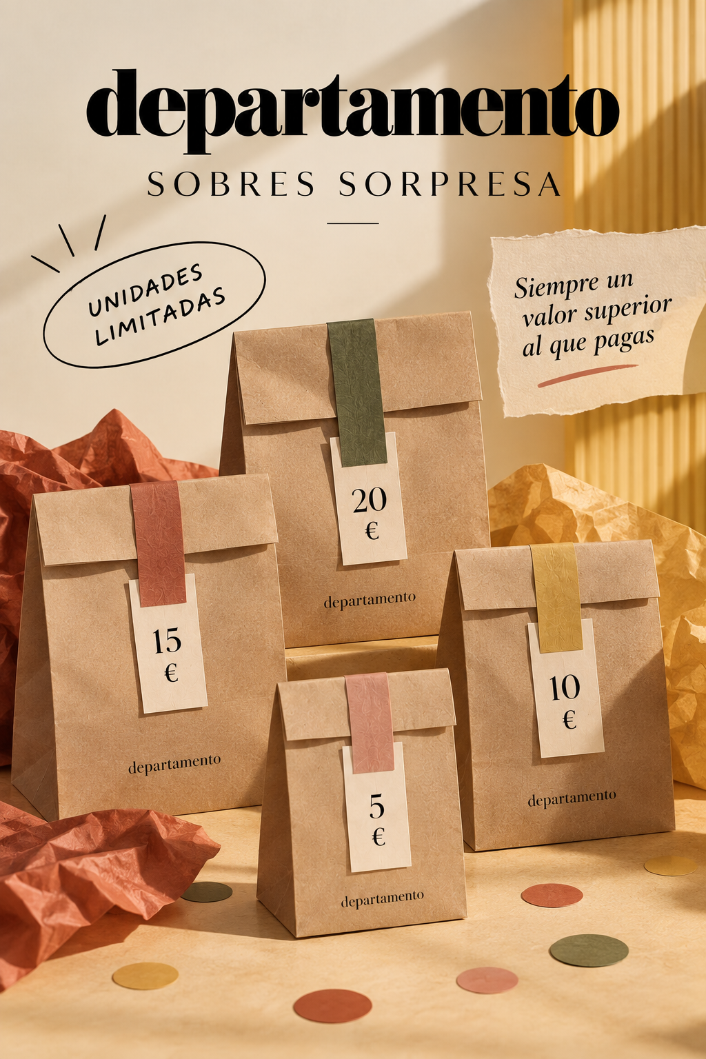 Sobre/caja sorpresa a elegir