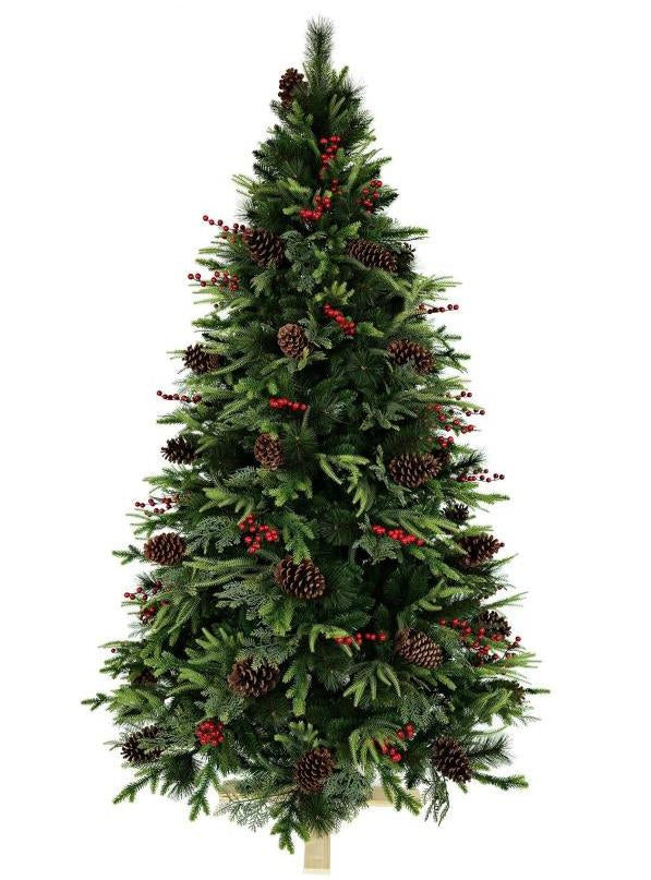 Árbol frutos y piñas 1,80m