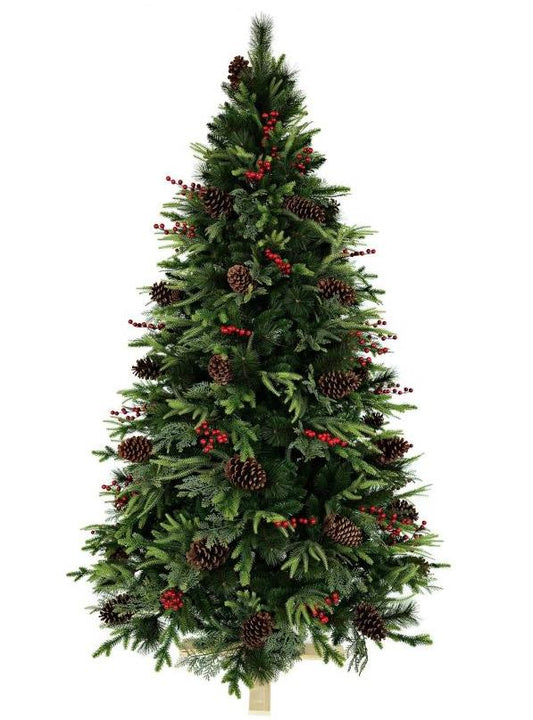 Árbol frutos y piñas 1,80m
