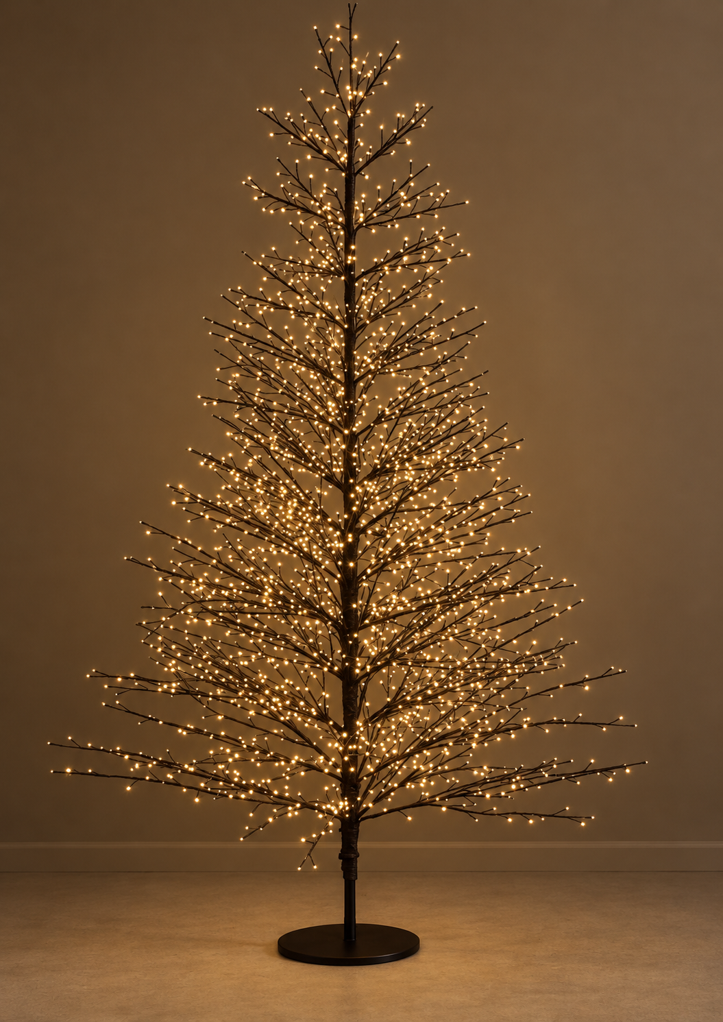 Árbol led metálico 2,10, 2690 led