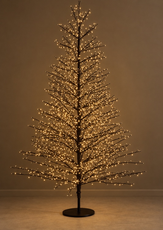 Árbol led metálico 2,10, 2690 led