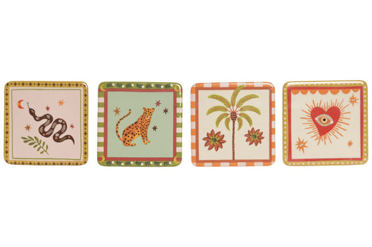Posavasos set 4 cerámica