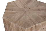 Mesa hexagonal madera