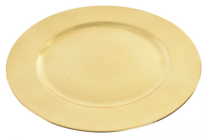 Bajo plato oro